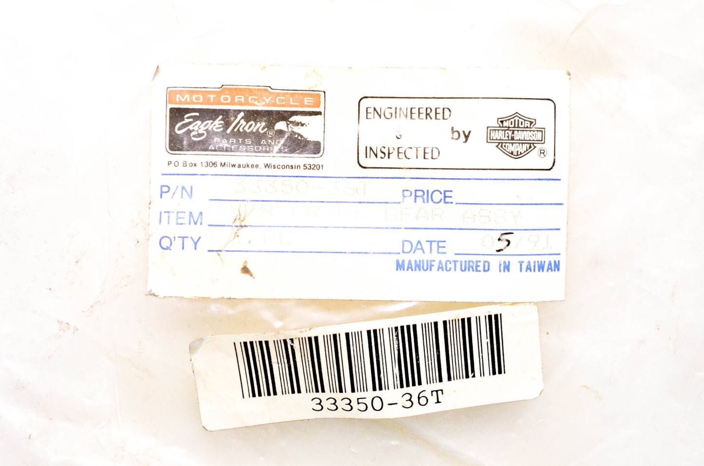 Eagle Iron 33350-36T Crank Gear NOS