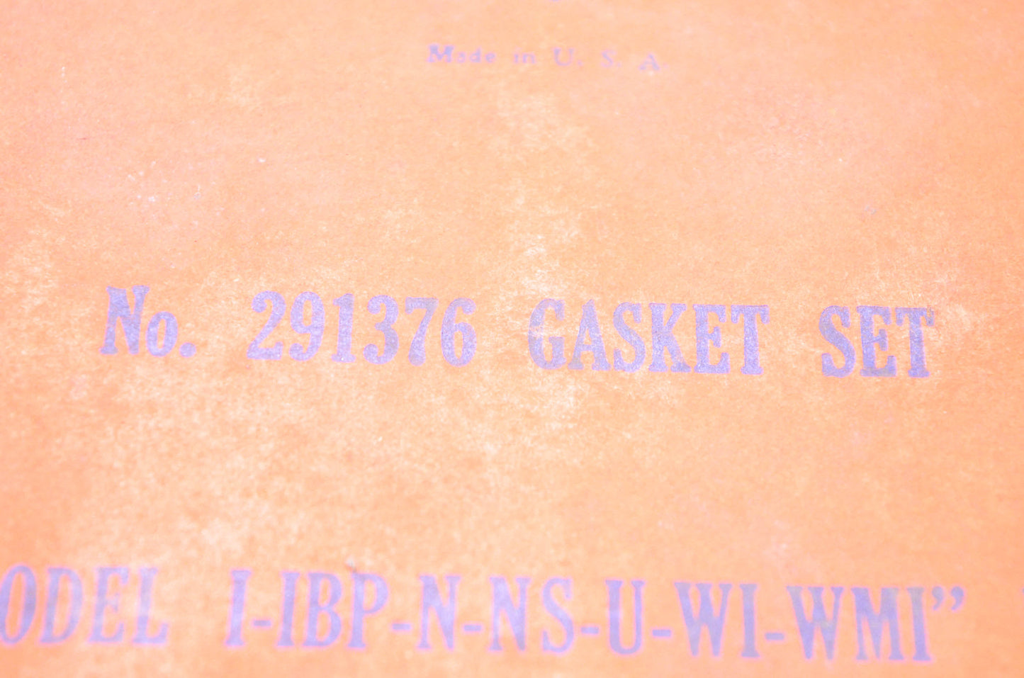 New OEM Briggs & Stratton 291376 Gasket Kit NOS