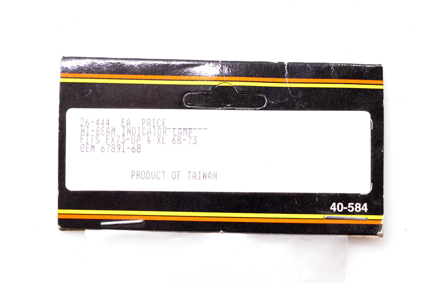 Custom Chrome 26-444 Hi-Beam Indicator Lamp NOS