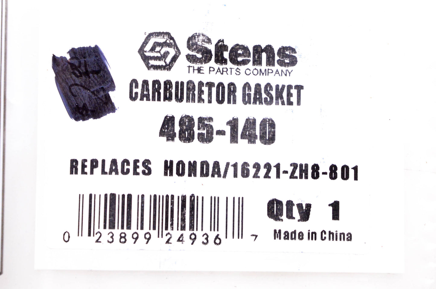 Stens 485-140, 16221-ZH8-801 Carburetor Gasket NOS
