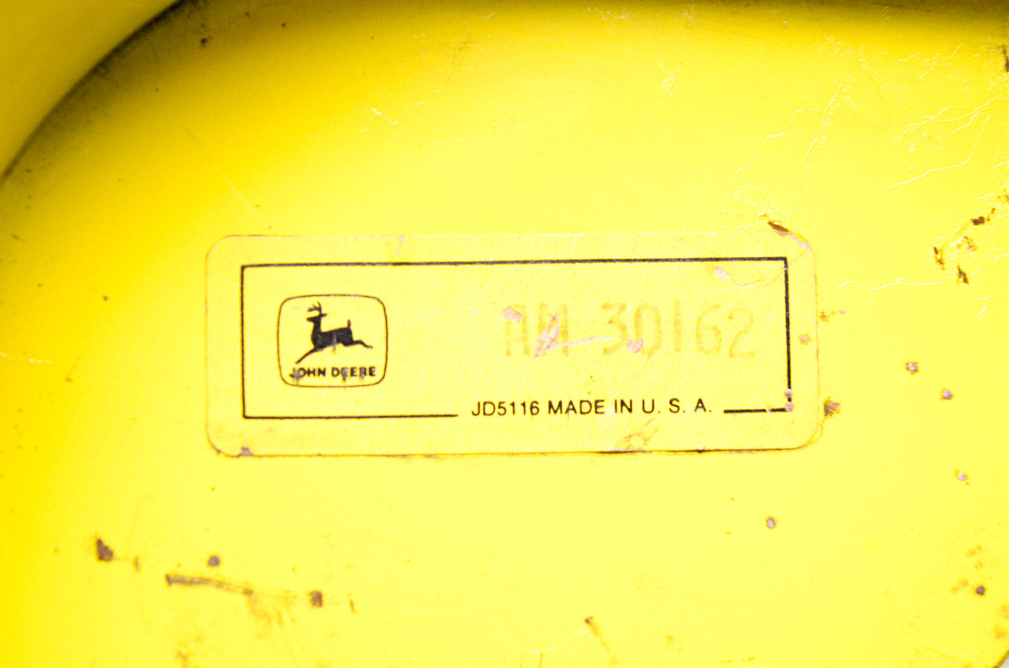 OEM John Deere AM30162 Snow Thrower Chain Guard Cover