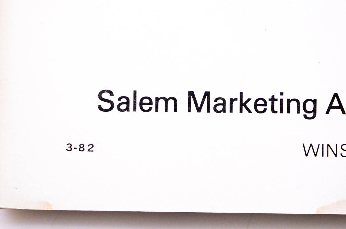 Salem Marketing Associates 3-82 Robin Bush Cutters Parts Manual