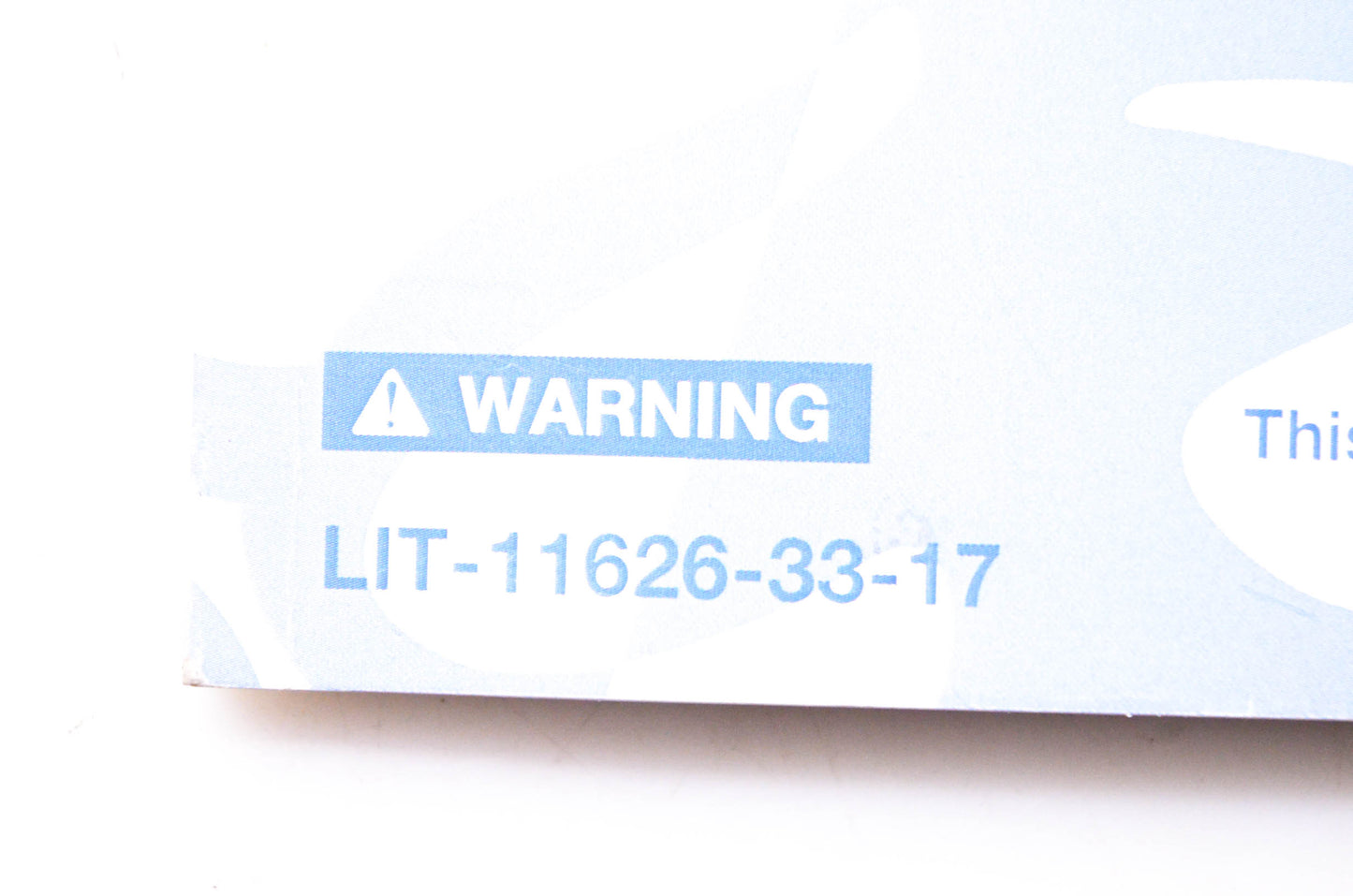 OEM Yamaha LIT-11626-33-17 Owner's Manual YFZ45YSXL YFZ45YSSL