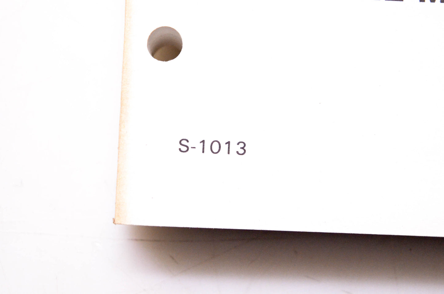 Murray S-1013 Lawn & Garden 1987 Genuine-Engineered Service Parts
