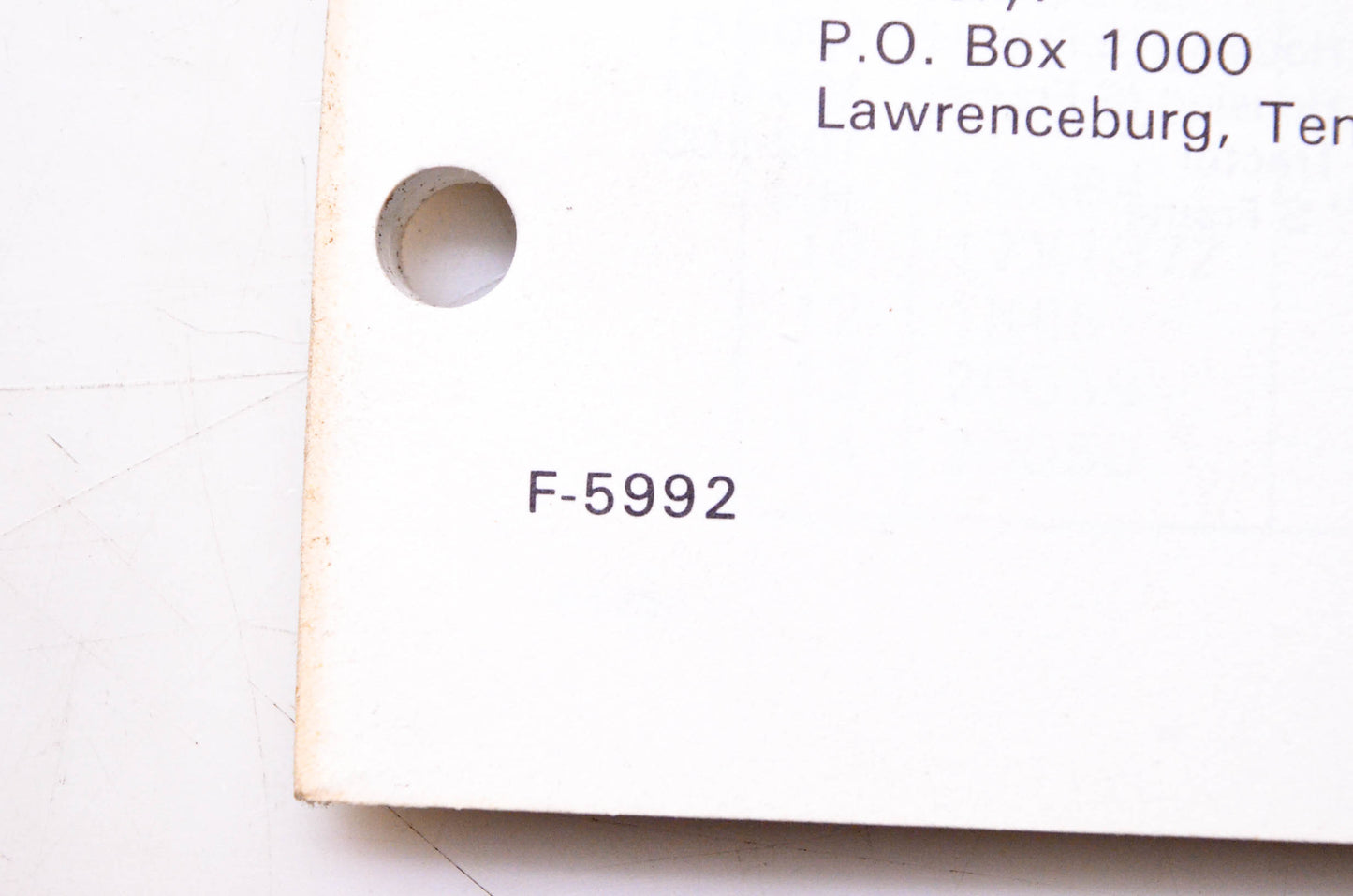 Murray F-5992 Lawn & Garden 1982 Genuine-Engineered Service Parts