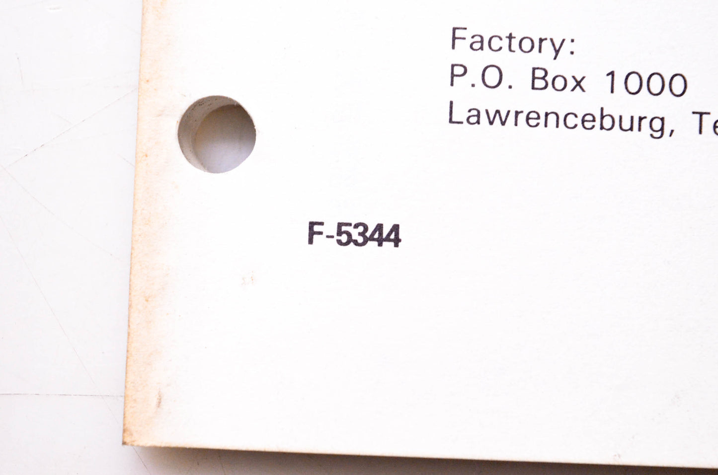 Murray F-5344 Lawn & Garden 1981 Genuine-Engineered Service Parts
