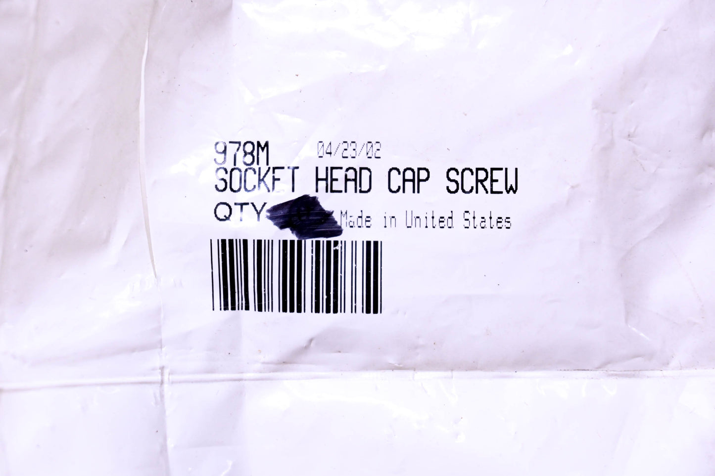 New OEM Harley-Davidson 978M Socket Head Cap Screws Qty 2 NOS