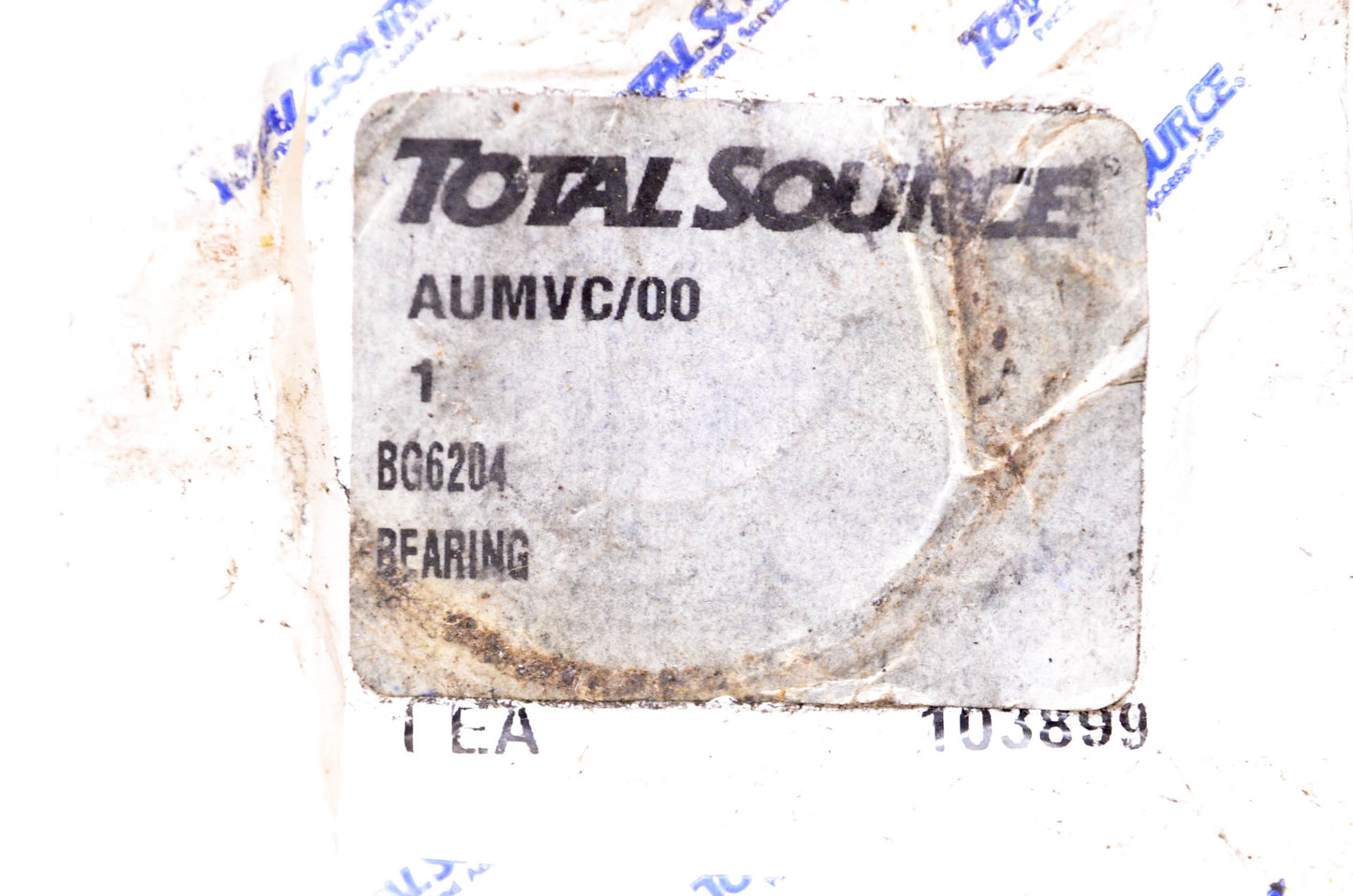 Total Source 6204, BG6204 Bearing NOS