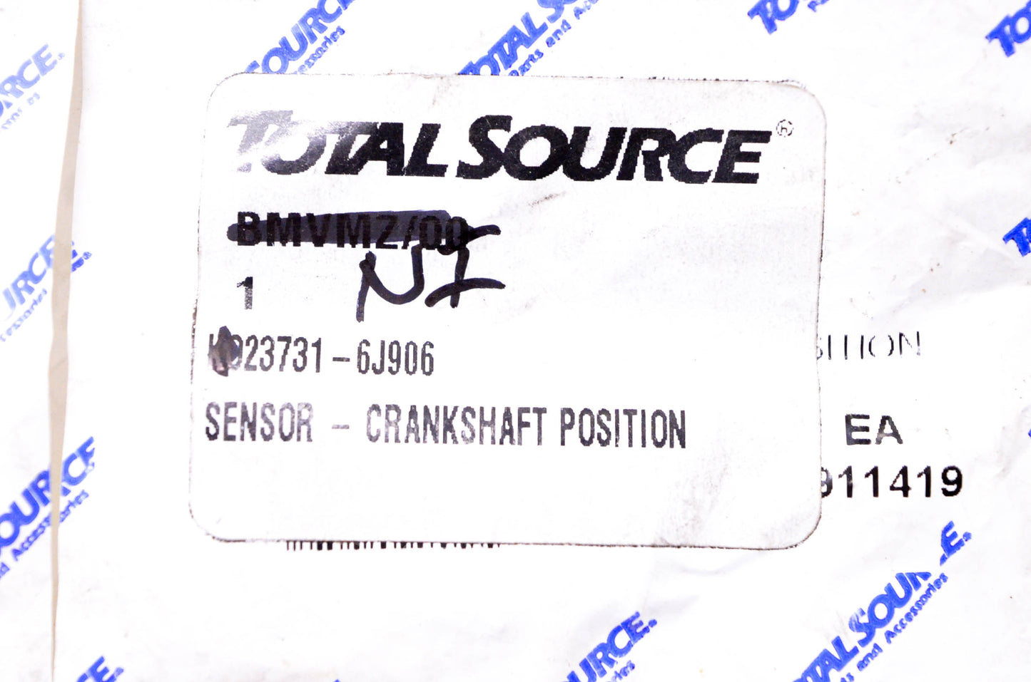 Total Source 23731-6J906 Crankshaft Position Sensor fits Nissan NOS