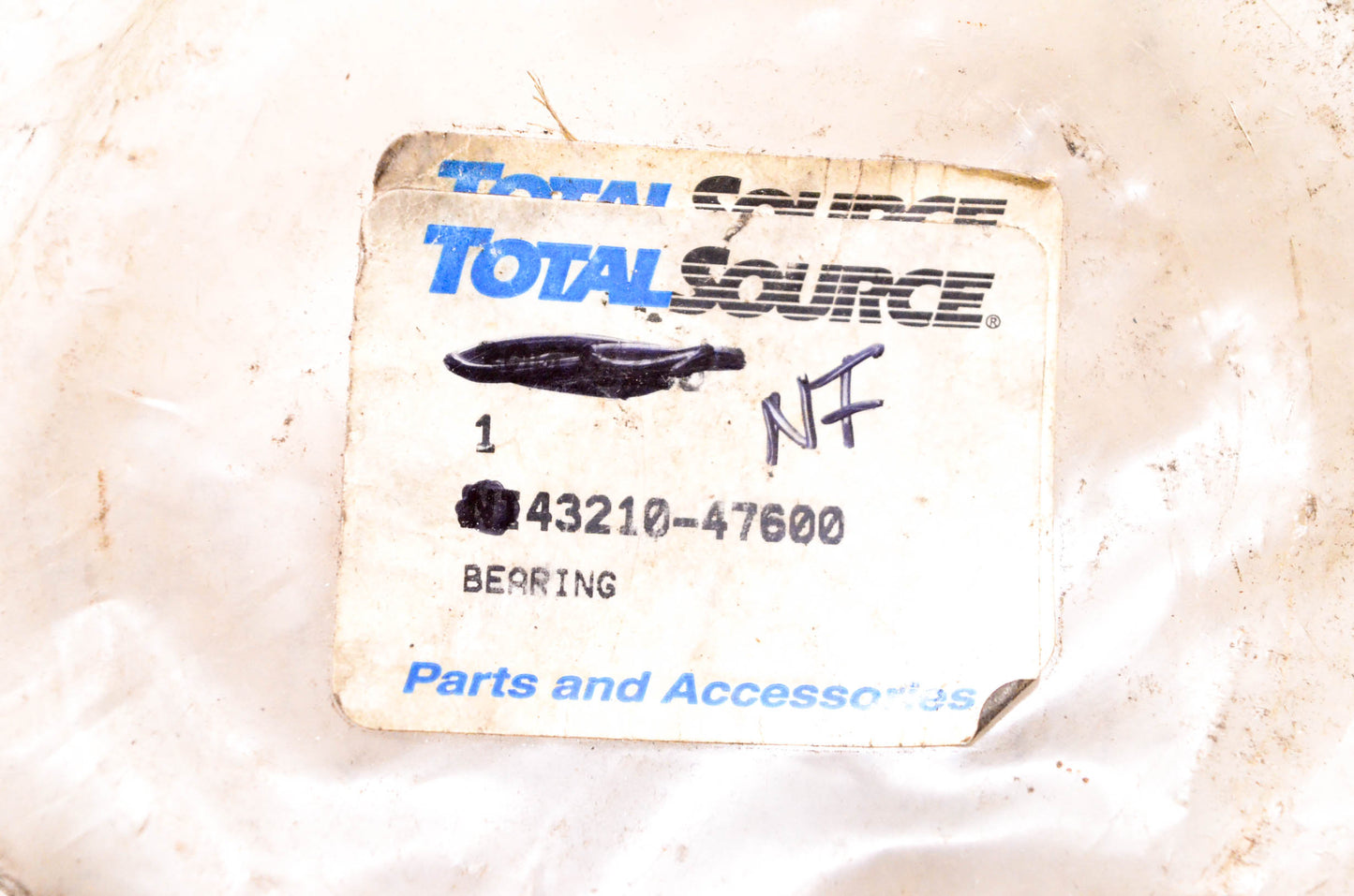 Total Source 43210-47600 Roller Bearing fits Nissan NOS
