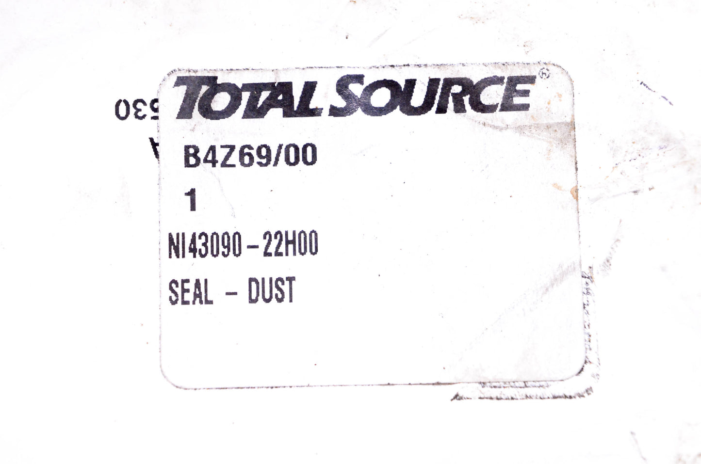 Total Source 43090-22H00, NI43090-22H00 Dust Seal fits Nissan NOS