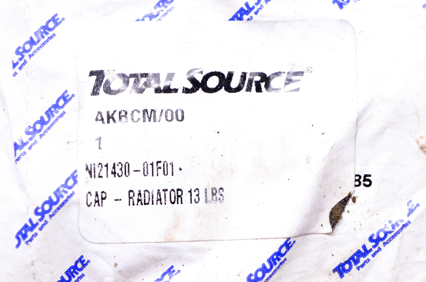 Total Source 21430-01F01, NI21430-01F01 Radiator Cap fits Nissan NOS