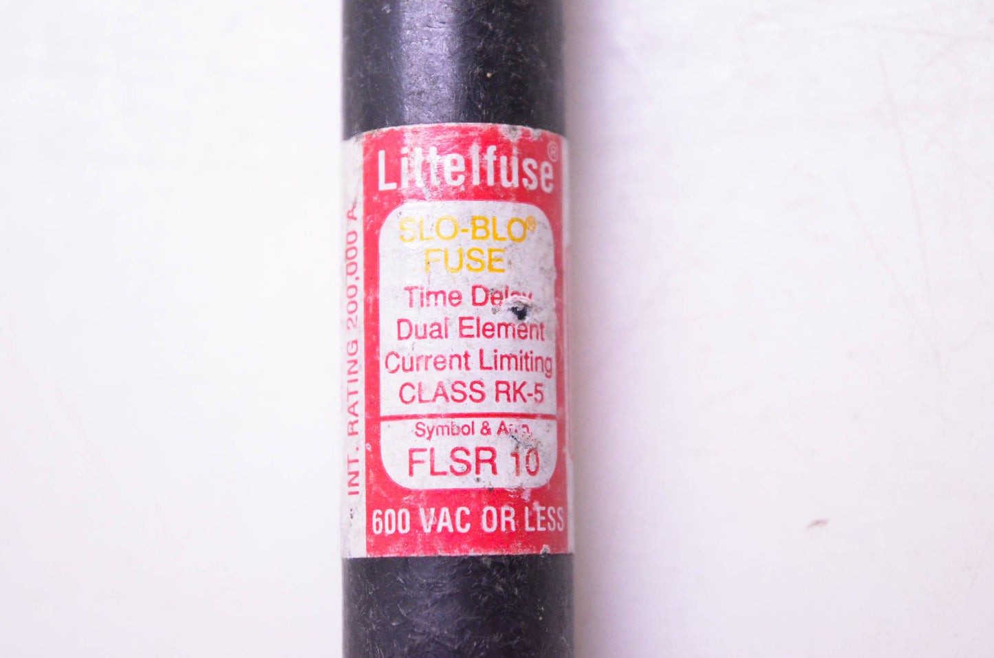 Littelfuse FLSR 10, DL21-19 Slo-Blo Fuse Time Delay Dual Element Current Limiting Class RK-5 NOS