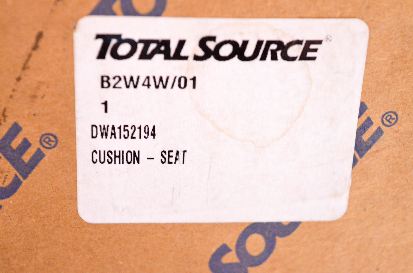 Total Source A152194 Seat Cushion NOS