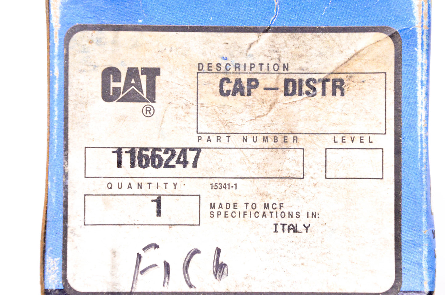 CAT 1166247 Distributor Cap NOS