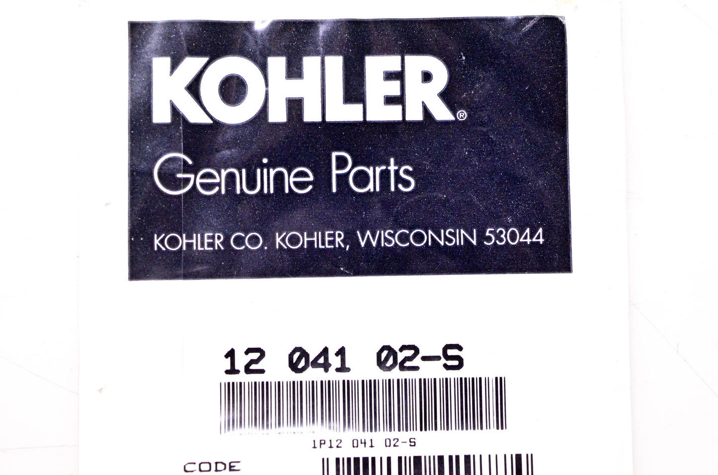 Kohler 12 041 02-S Gasket NOS