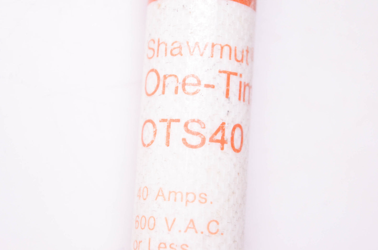 Gould Shawmut OTS40 One-Time Class K5 Fuse 40 Amps 600 VAC NOS