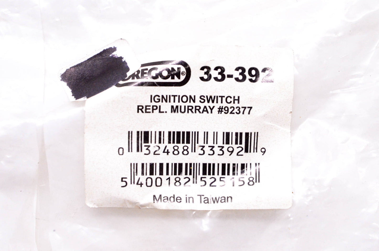 Oregon 33-392, 92377 Ignition Switch NOS