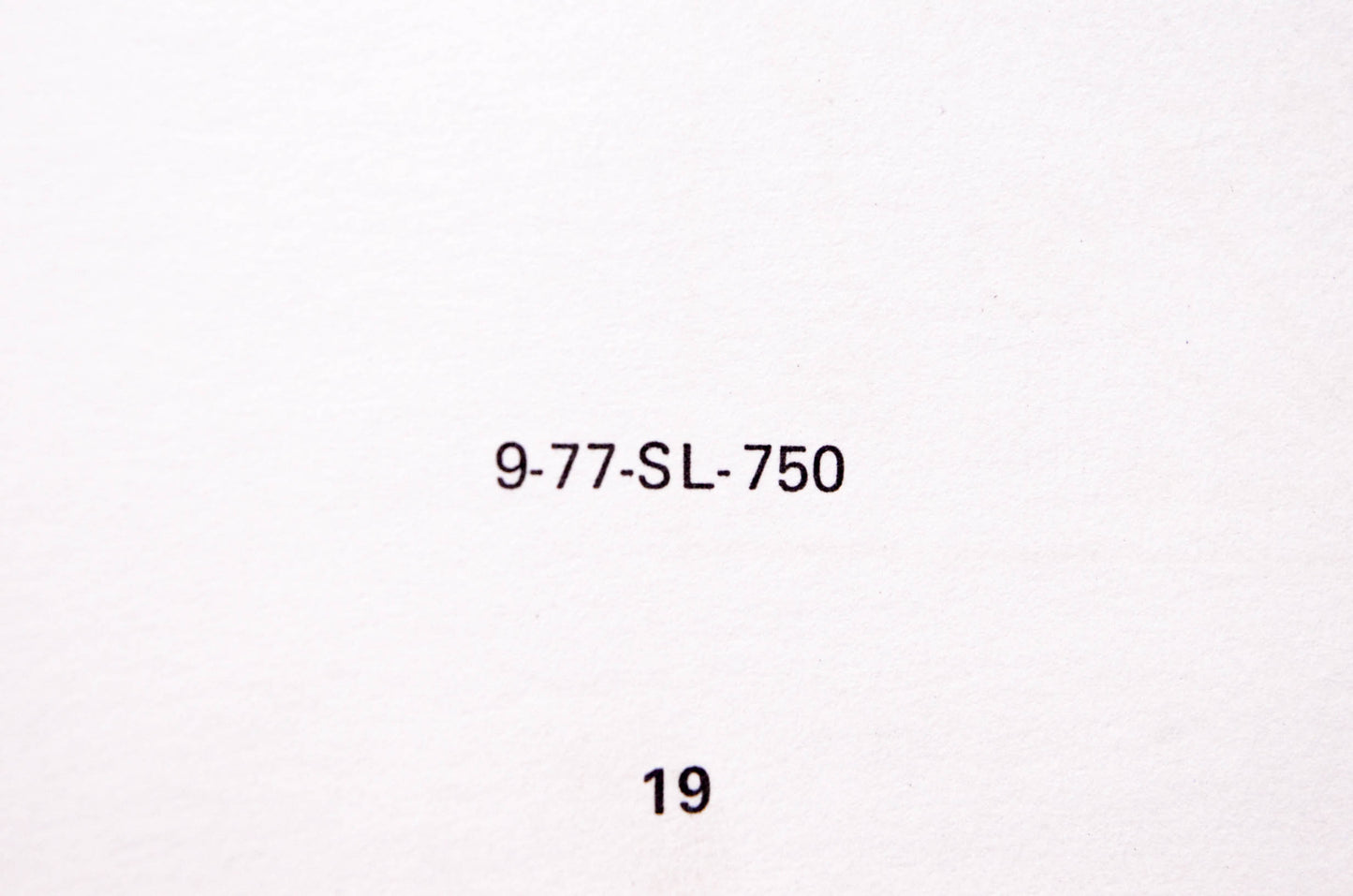 Kubota 9-77-SL-750, KU021 Owner's Manual Kubota Snow Caster Model B748