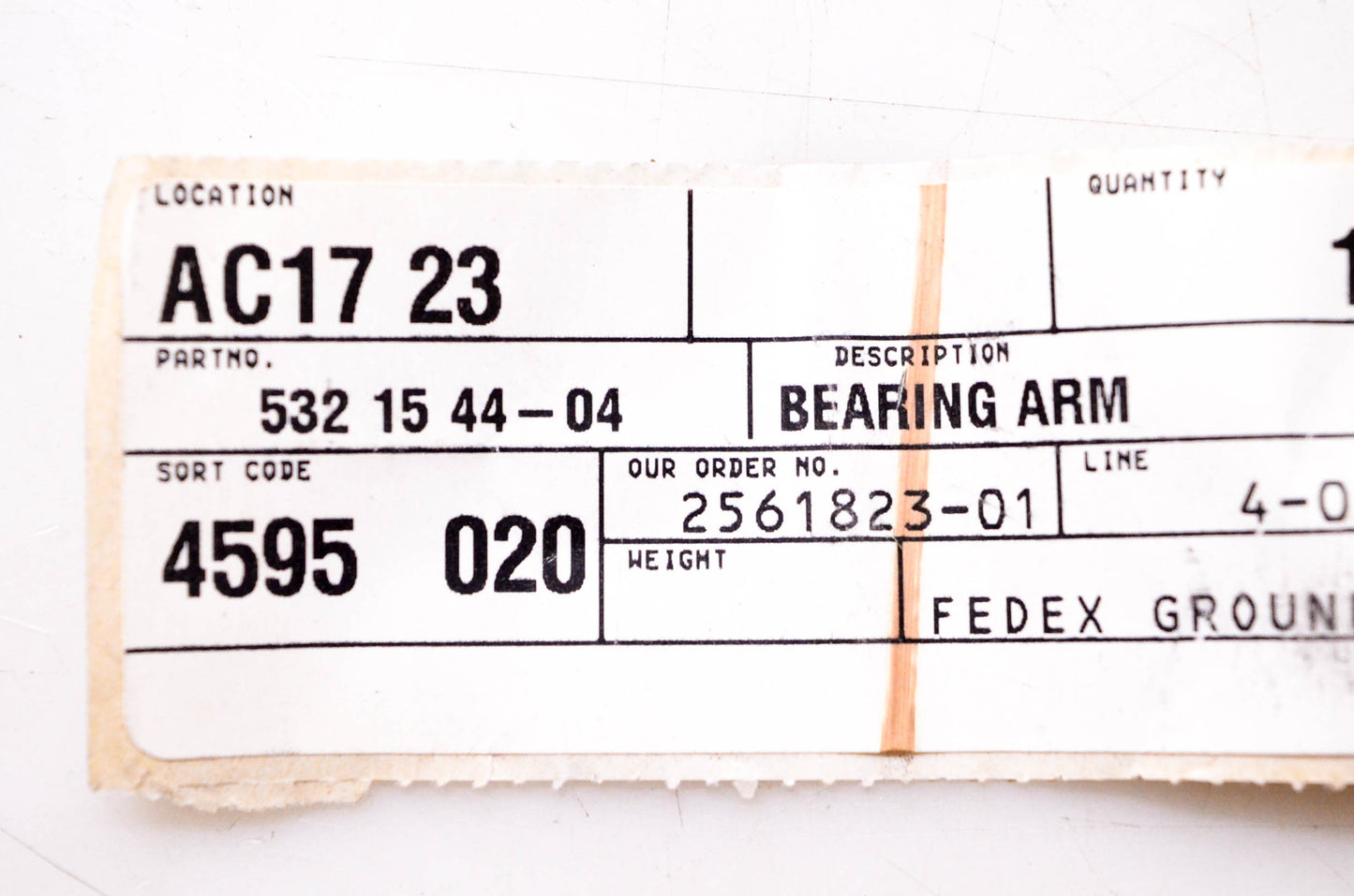 New OEM Husqvarna 532 15 44-04, 532154404 Bearing Arm NOS