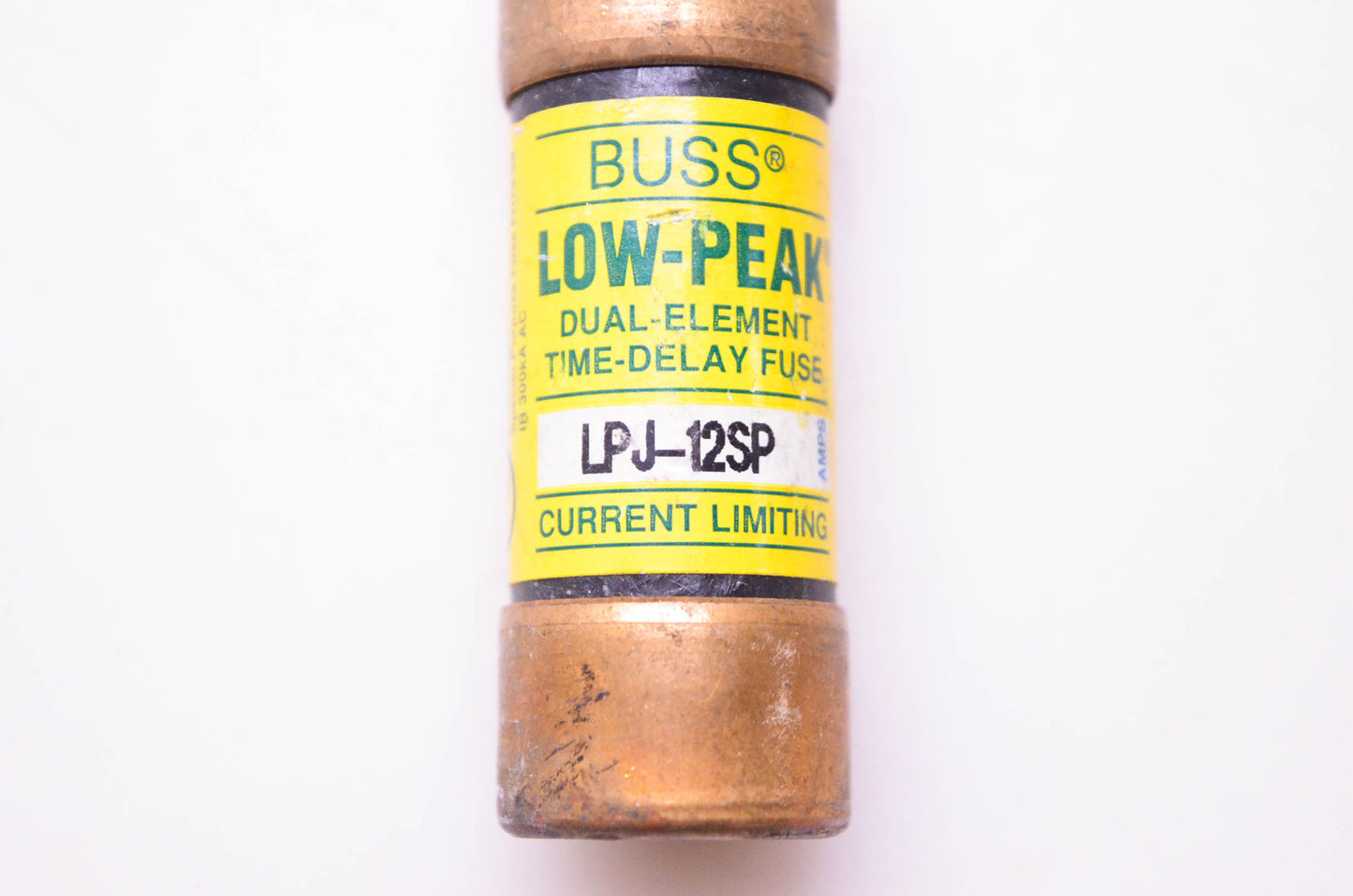 Bussmann Cooper LPJ-12SP Low-Peak Dual-Element Time-Delay Fuse Current Limiting NOS