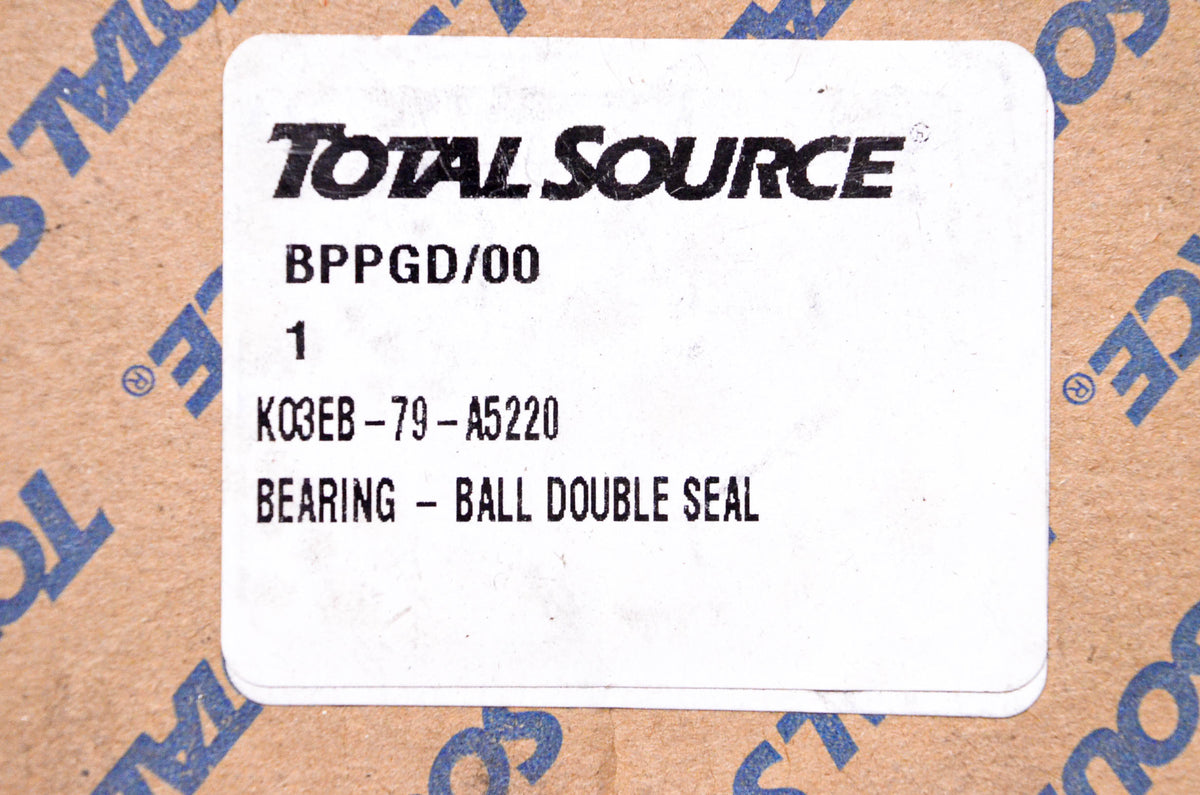 Total Source 3EB-79-A5220, KO3EB-79-A5220 Ball Double Seal Bearing fits Komatsu NOS