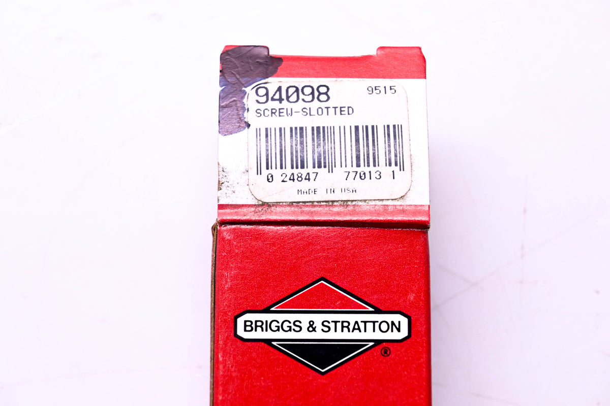 New OEM Briggs & Stratton 94098 Slotted Screws Qty 3 NOS