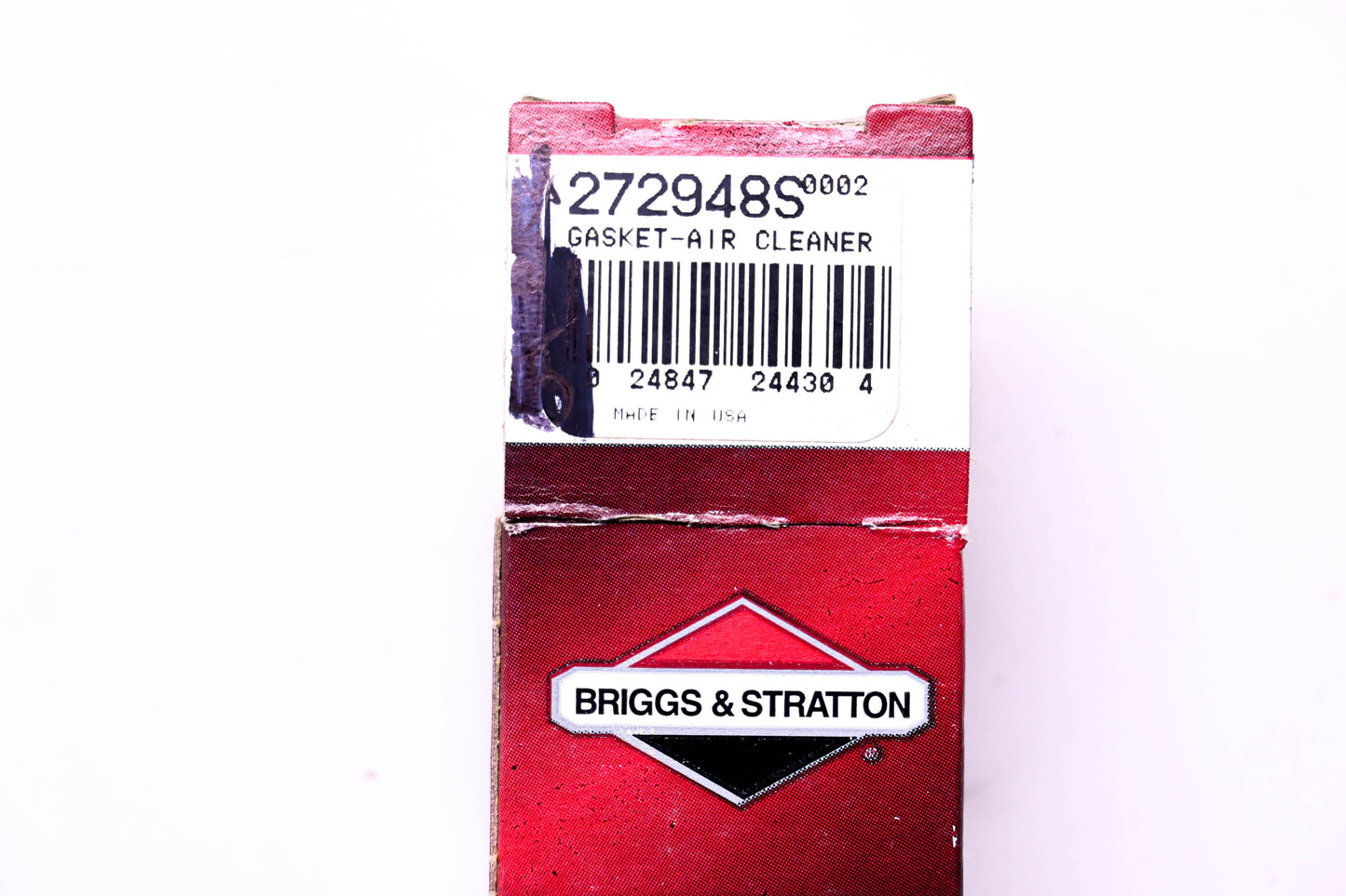New OEM Briggs & Stratton 272948S Air Cleaner Gaskets Qty 2 NOS