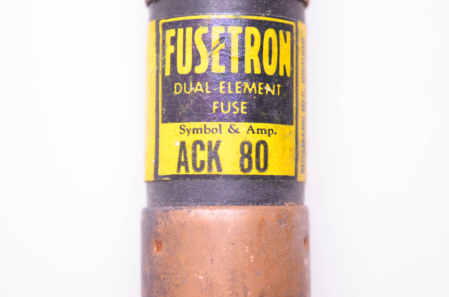 Bussmann ACK80 Fusetron Dual-Element Fuse 80 Amp NOS