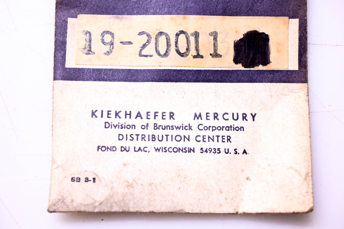 Aftermarket 19-20011 Welch Plug NOS