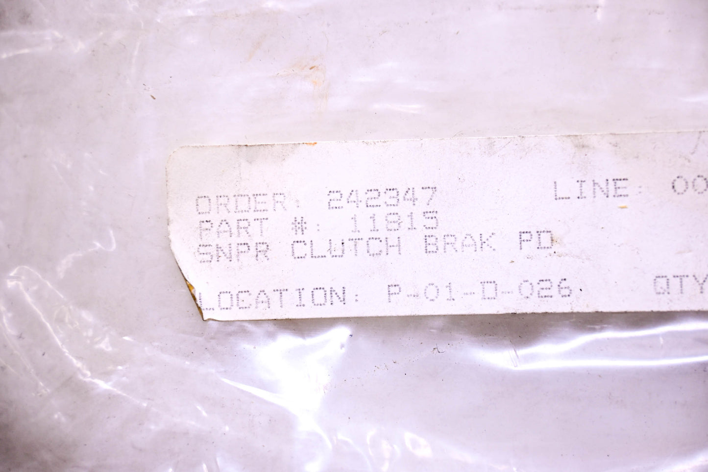 Snapper 11815 Clutch Pedal NOS