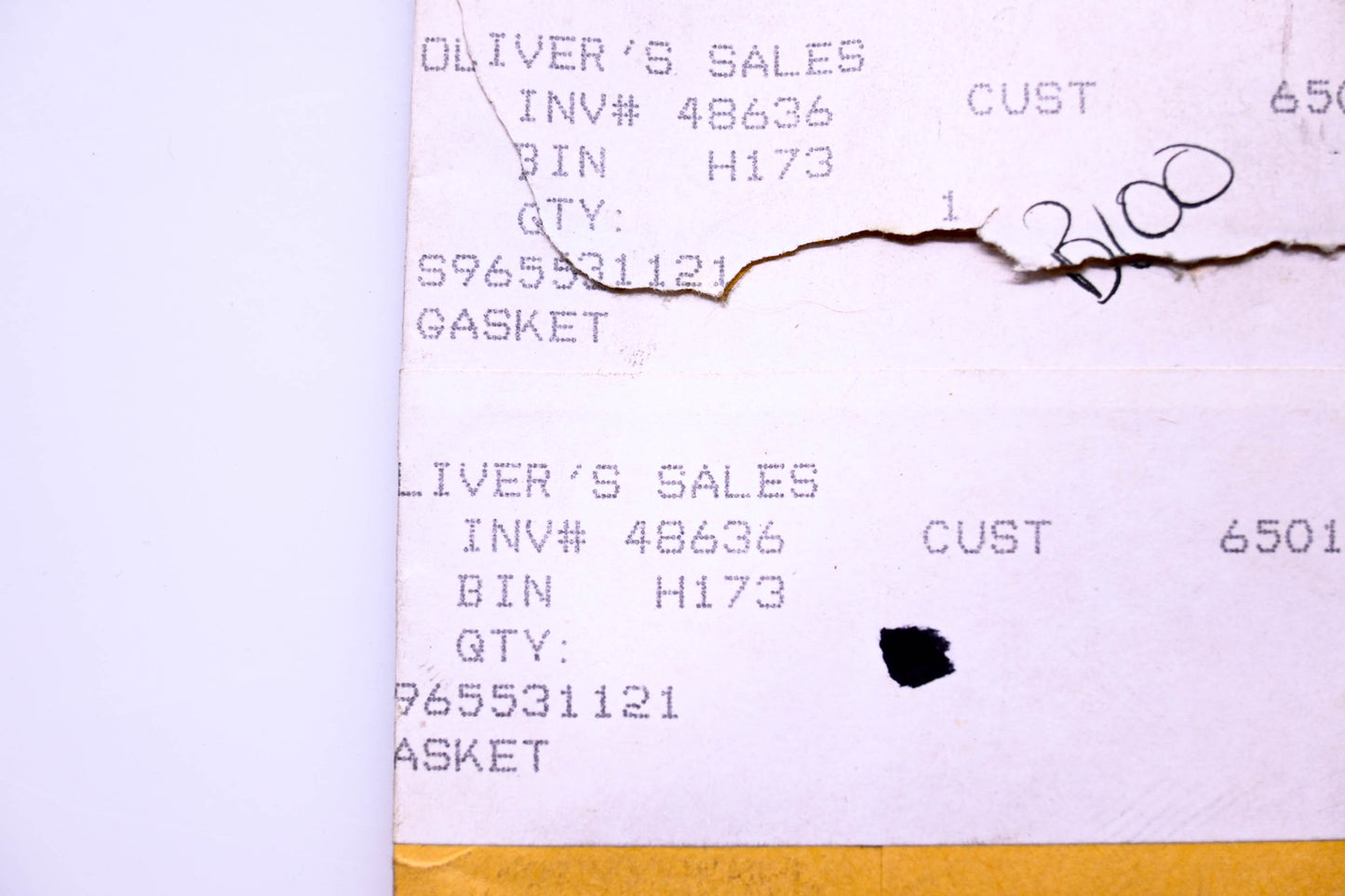 Dolmar 965531121 Base Gasket NOS