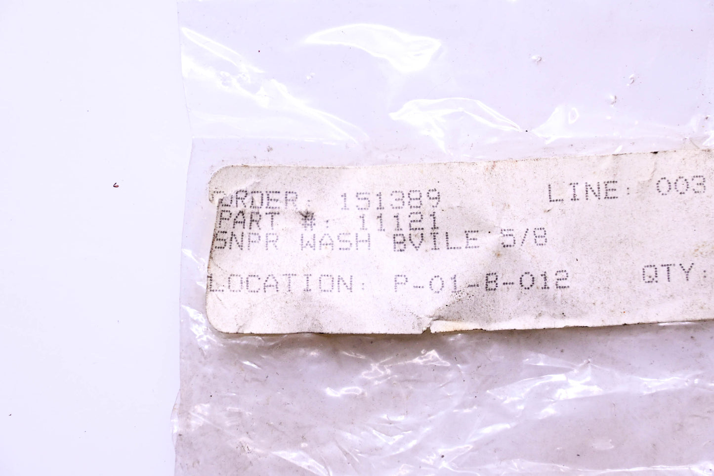 Snapper 11121 Washers Qty 5 NOS
