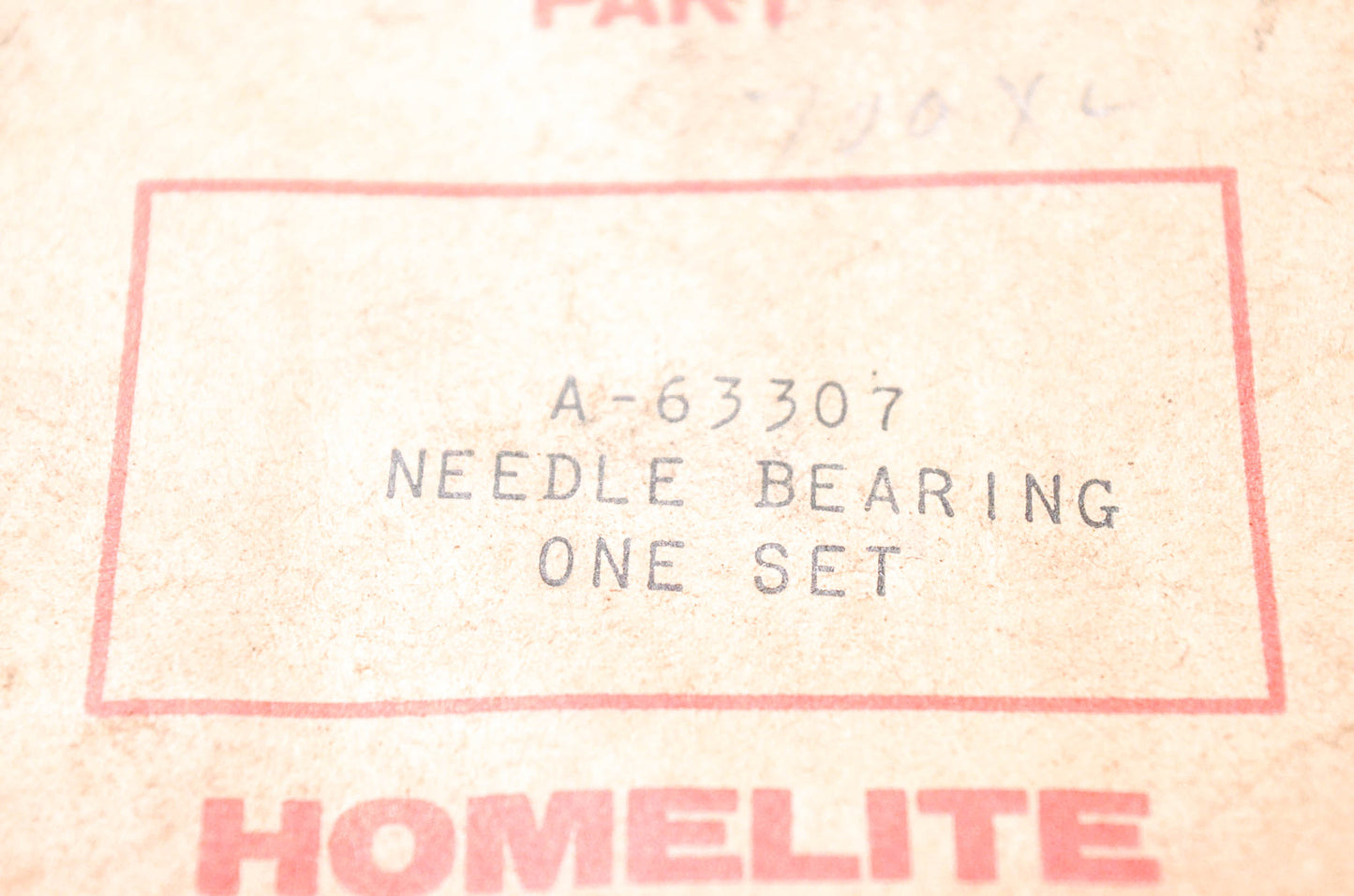 Homelite A-63307, 23121-A, 2449962 Needle Bearing Kit NOS