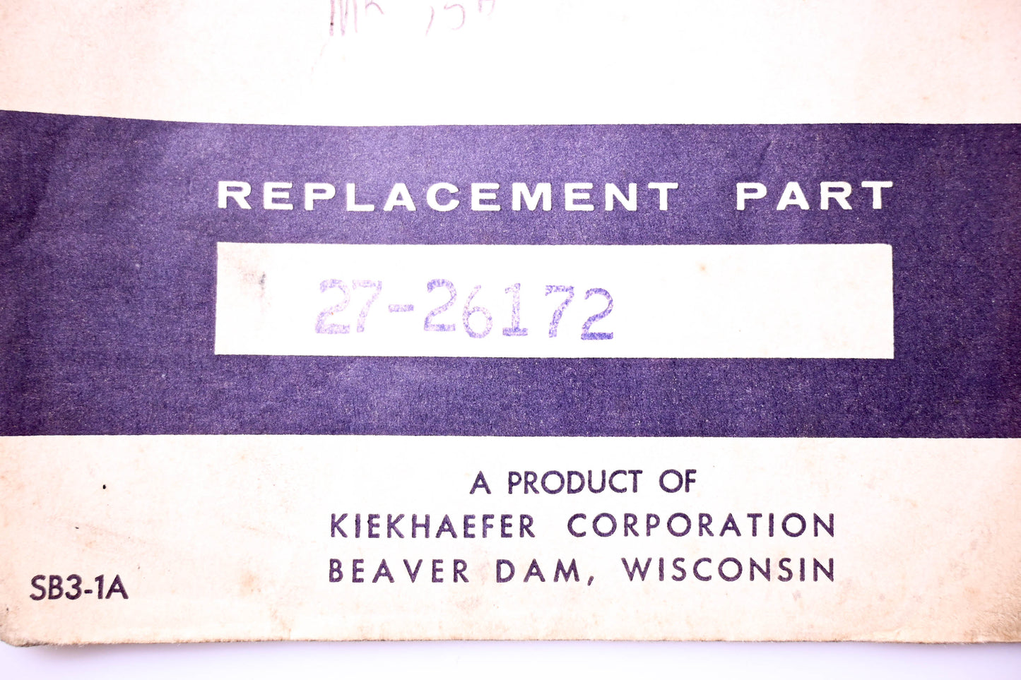 Aftermarket 27-26172 Gasket NOS