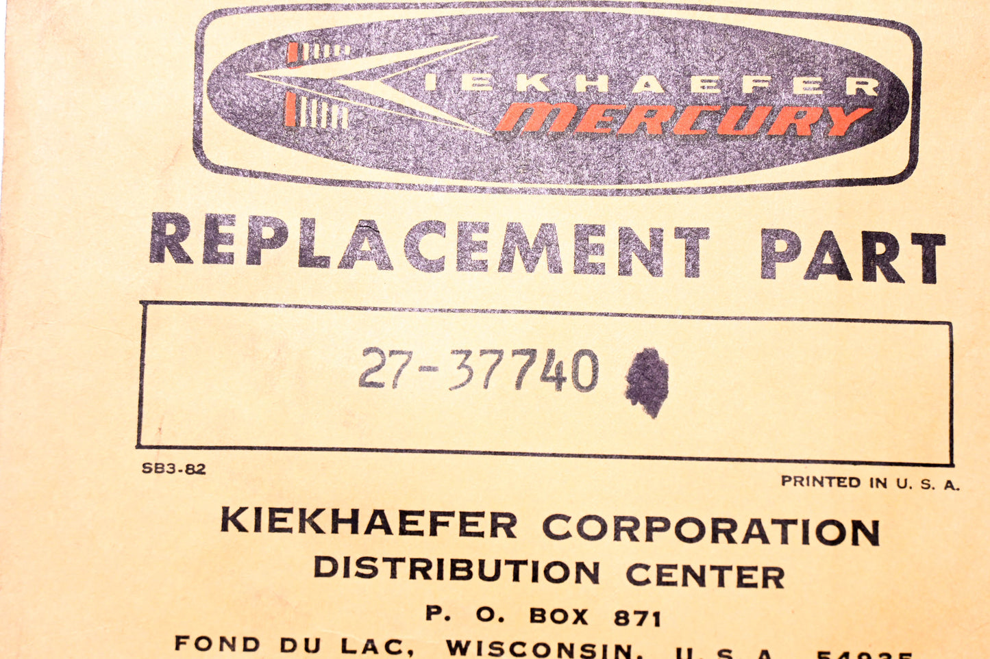Aftermarket 27-37740 Gasket NOS
