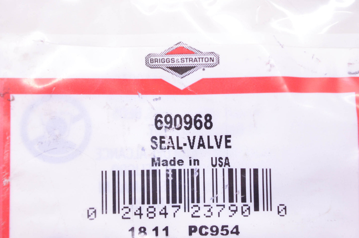 New OEM Briggs & Stratton 690968 Valve Seal NOS