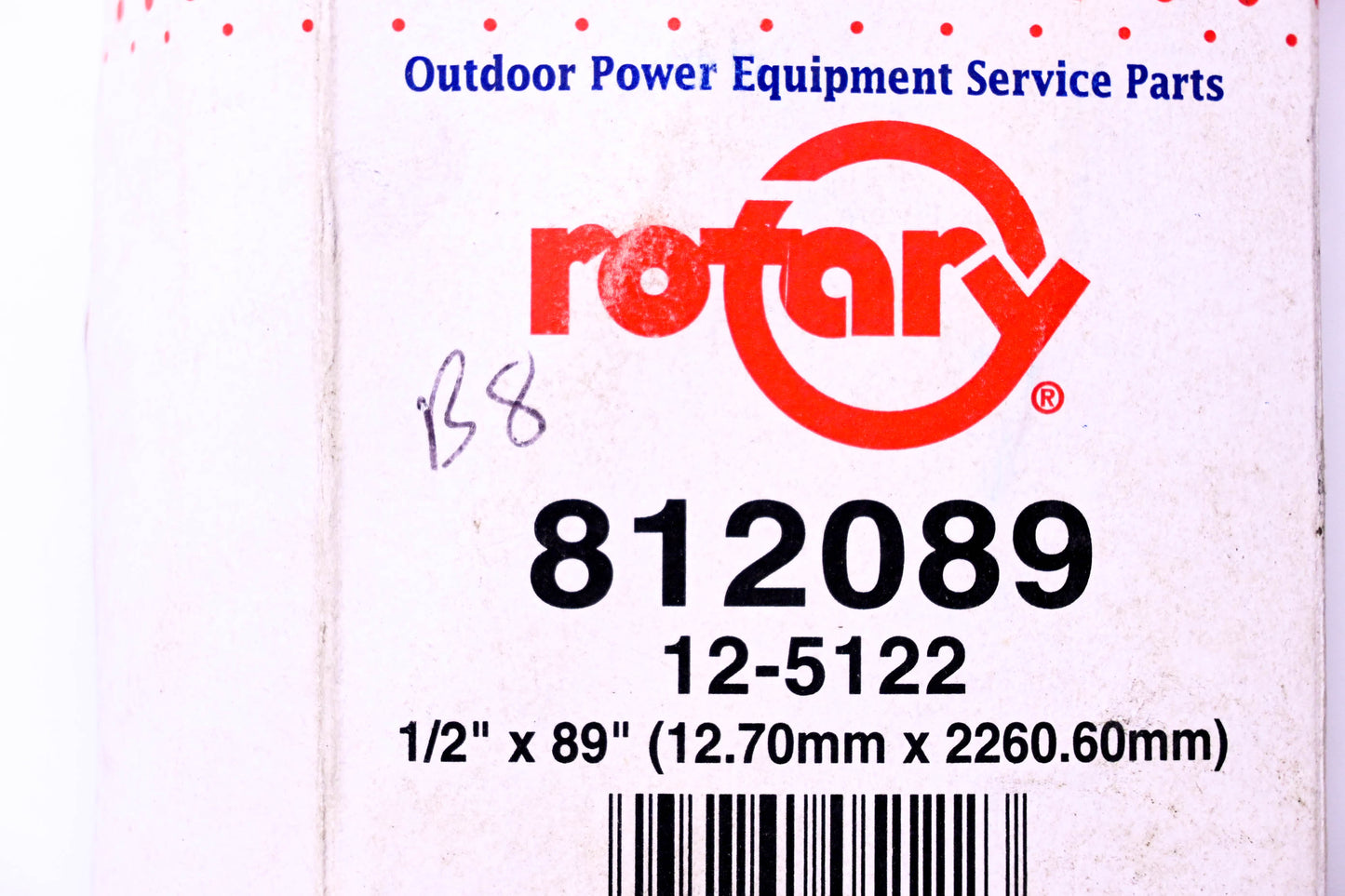 Rotary 812089, 12-5122 Belt NOS