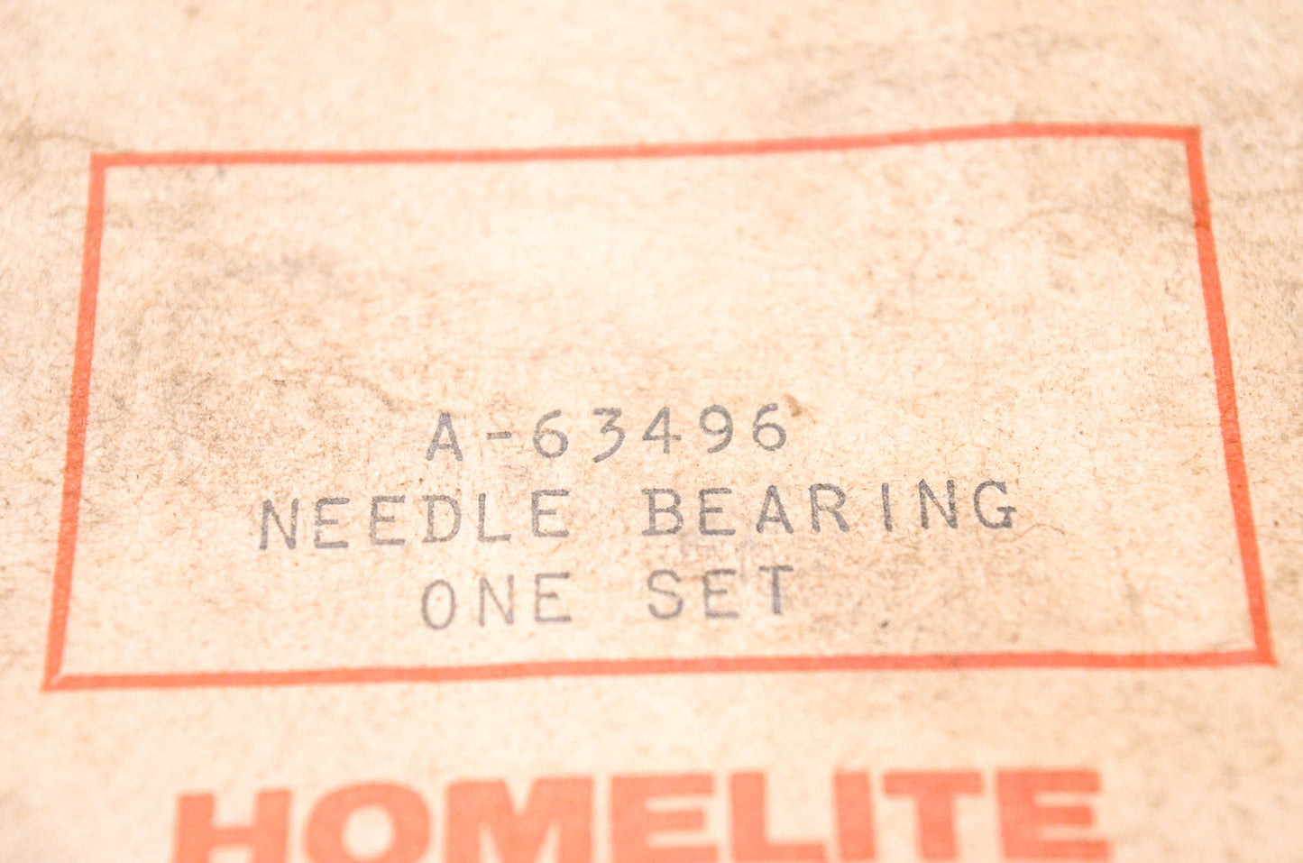 Homelite A-63496, 23121-A, 2449962 Needle Bearing Kit NOS