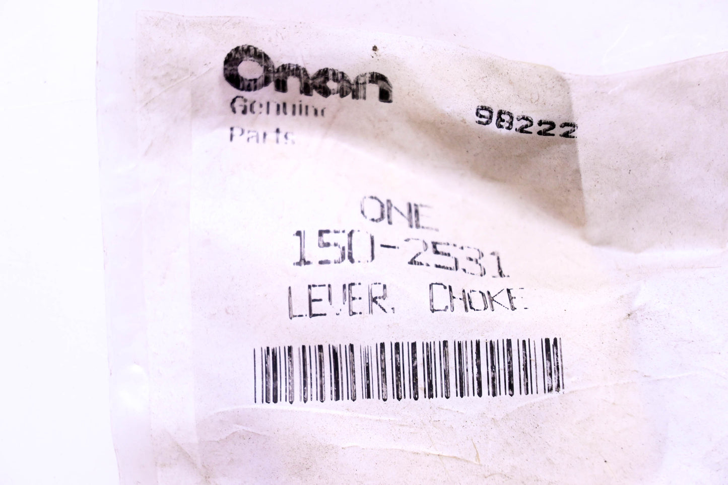 Onan 0150-2531 Choke Lever NOS