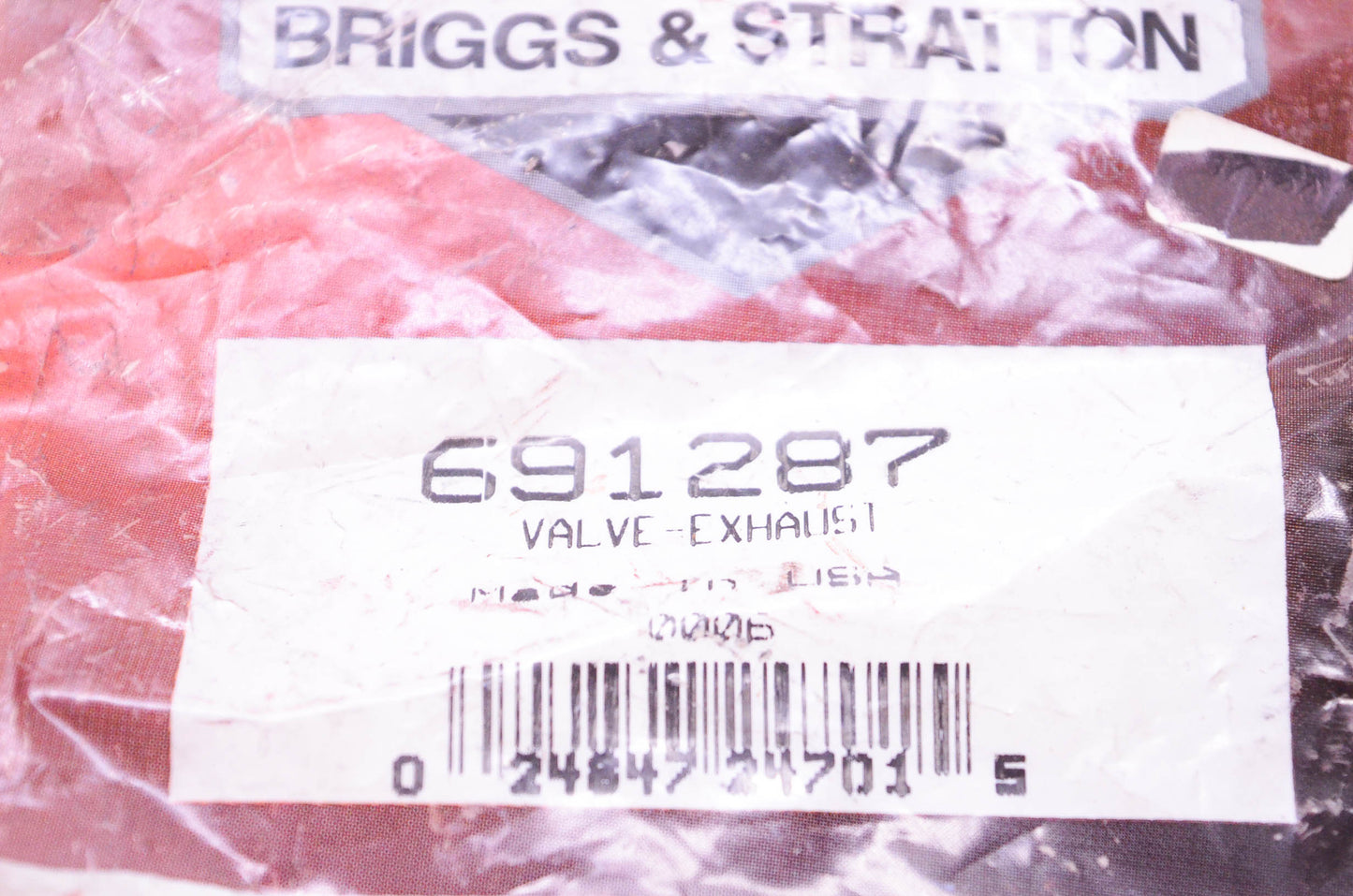New OEM Briggs & Stratton 691287 Exhaust Valve NOS