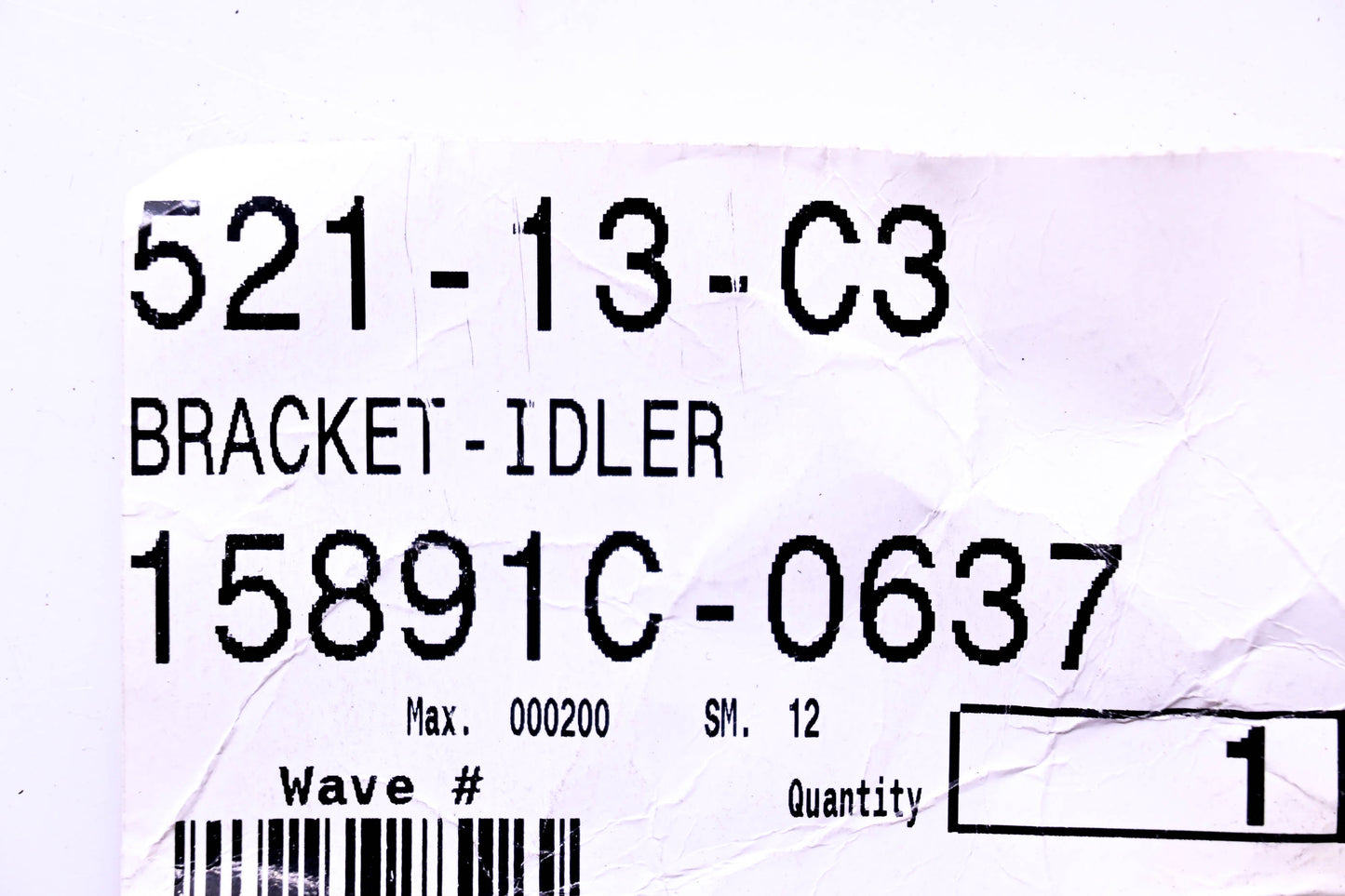 MTD 15891C-0637 Idler Bracket NOS