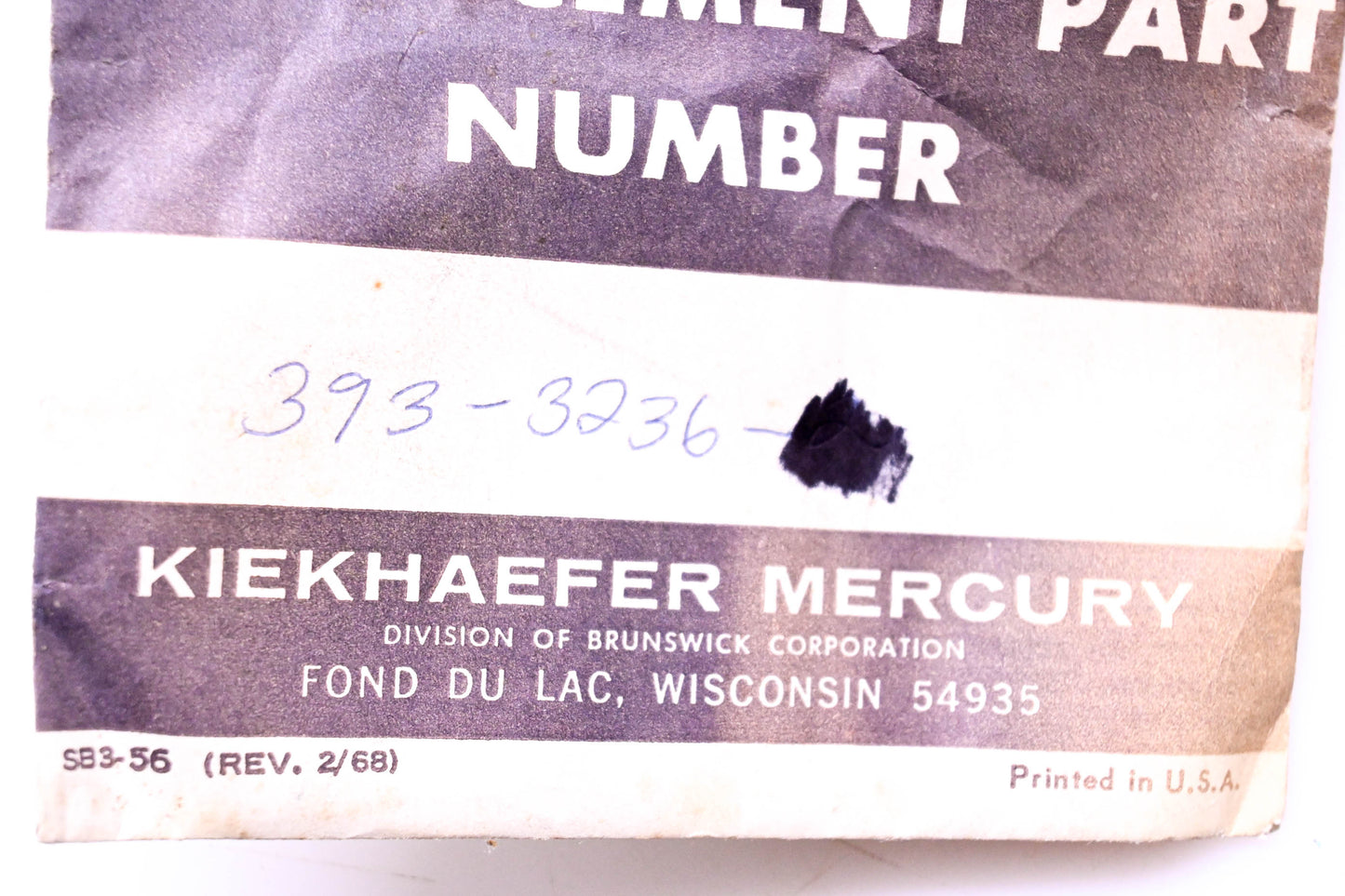 Aftermarket 393-3236-2 Rotor Disc NOS