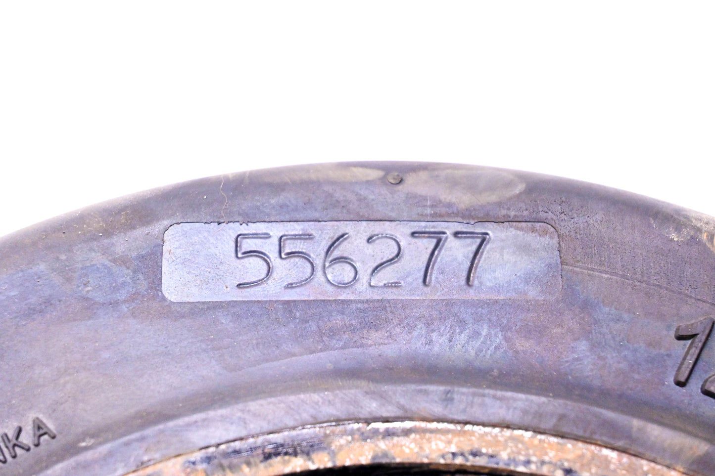 Elastomeric YA503-8 Black Smooth 12x4.5x8 Solid Forklift Tire Press-On NOS