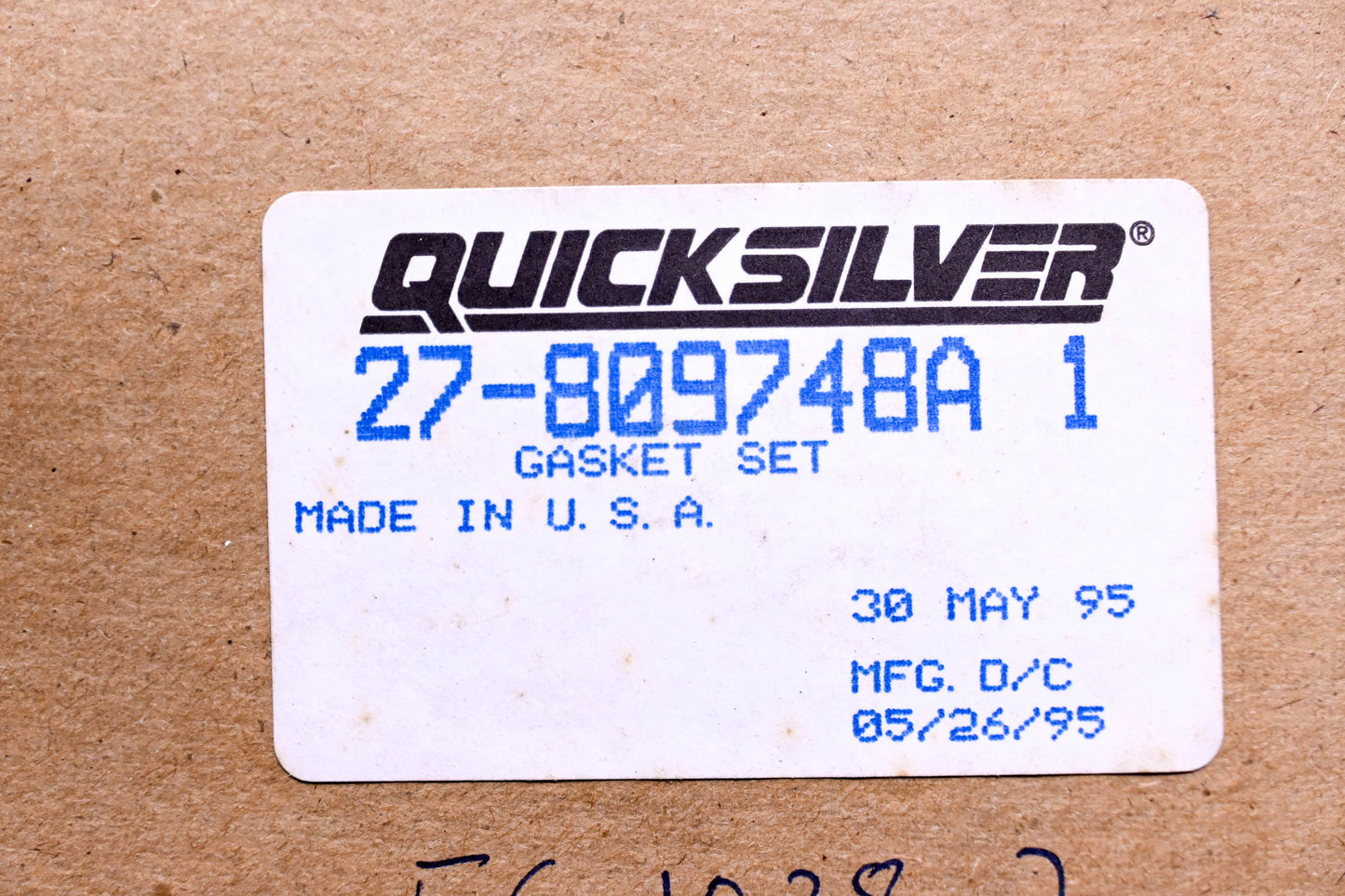 Aftermarket 27-809748A Gasket Kit NOS
