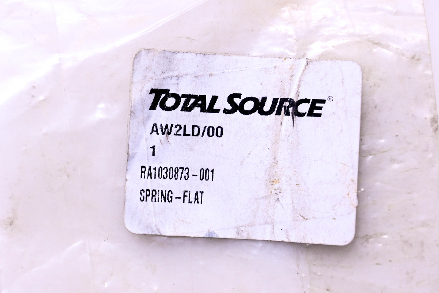 Total Source 1030873-001, RA1030873-001 Flat Spring fits Raymond NOS