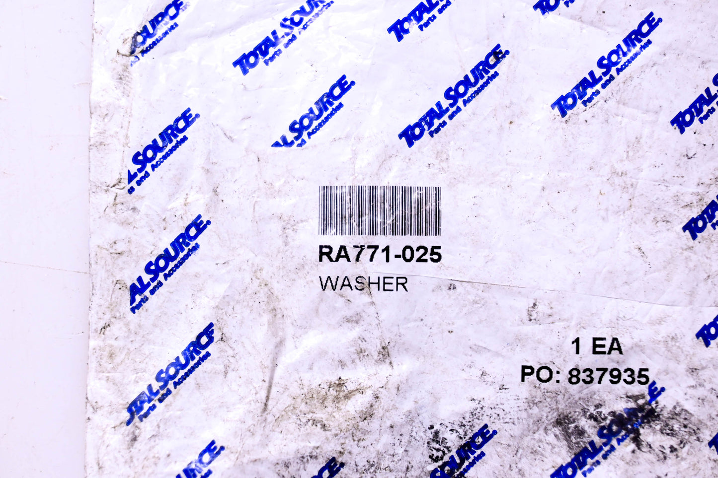 Total Source 771-025, RA771-025 Washers fit Raymond Qty 2 NOS