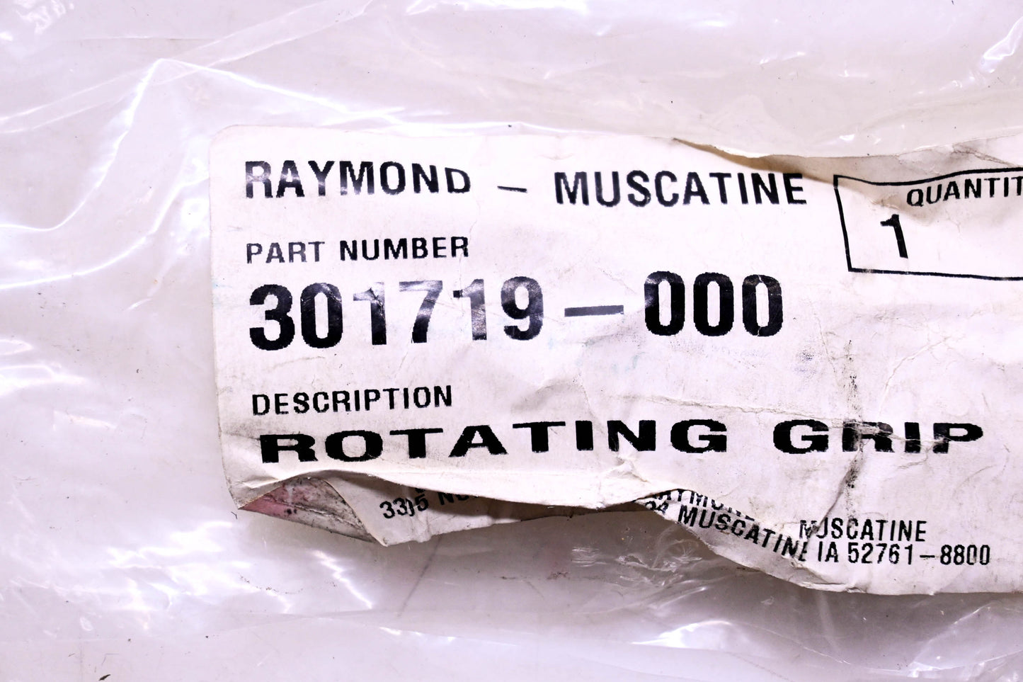 Raymond 301719-000 Rotating Grip NOS