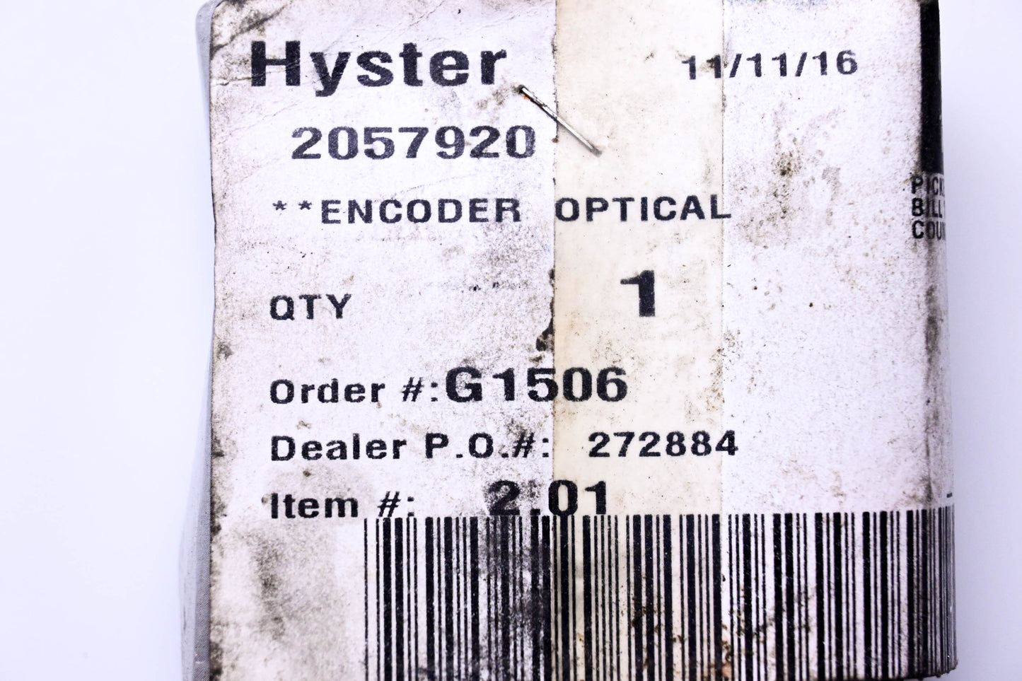 Hyster 2057920 Optical Encoder NOS