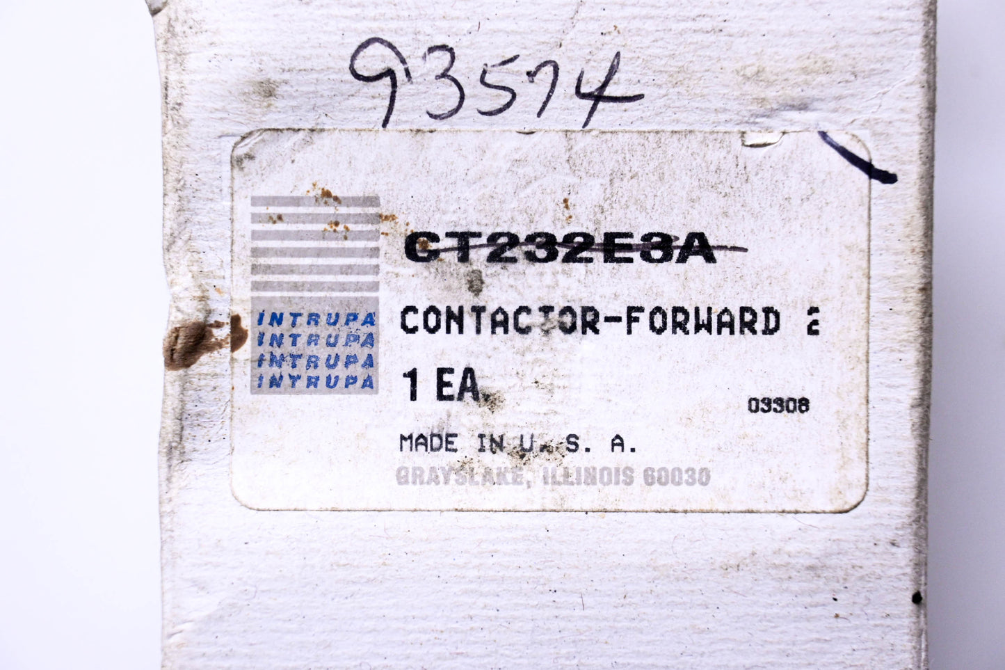 Intrupa CT232E3A, 93574 Contactor NOS